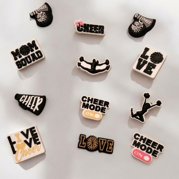 Cheer Croc Charms - Picture 1 of 2